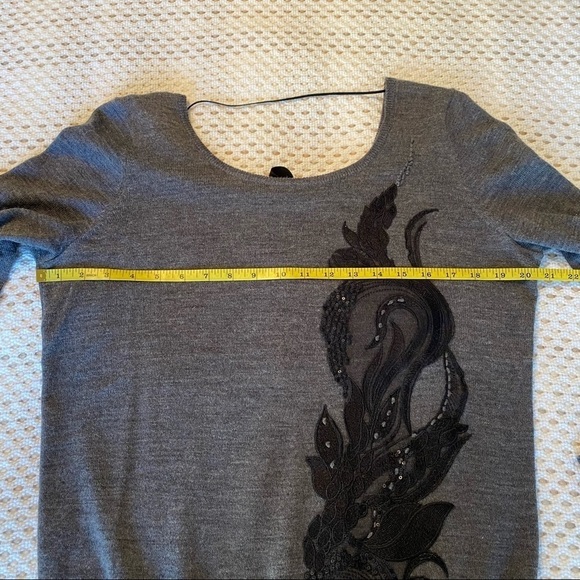 Anthropologie Angel of the North Torie Tie Back Sweater - Large - Picture 10 of 13